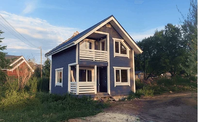 Проекты каркасных домов для постоянного проживания